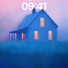 Misty Solitude Wallpaper with Glowing Windows wallpaper for iPhone, iPad & Mac