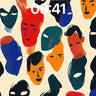 Chromatic Mask Wallpaper with Playful Faces wallpaper for iPhone, iPad & Mac