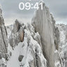 Frozen Granite Peaks Winter Wallpaper