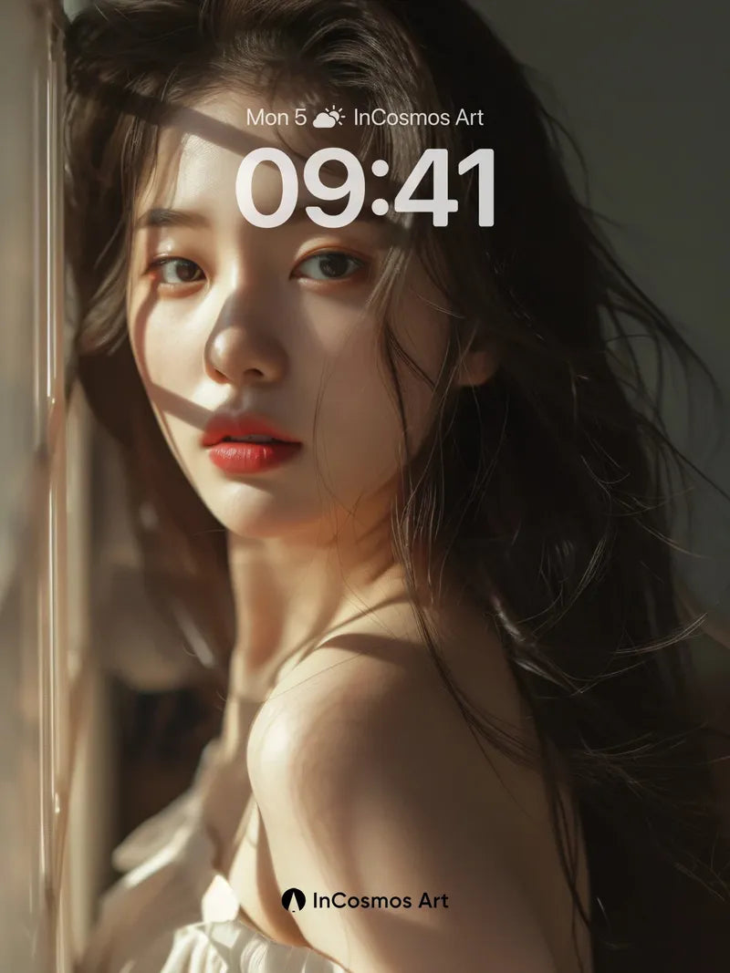 Sunlit Shadow Wallpaper with Soft Texture