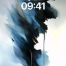 Nocturnal Inkflow Wallpaper with Golden Veins wallpaper for iPhone, iPad & Mac