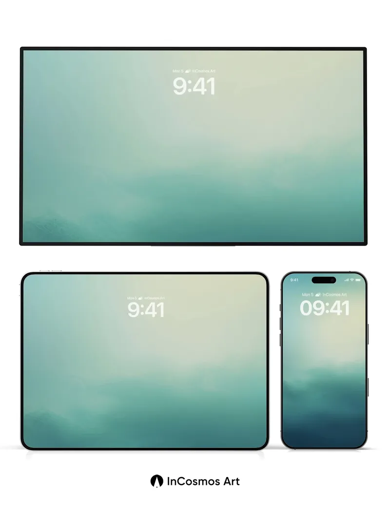 Ethereal Haze Wallpaper with Soft Light Veil