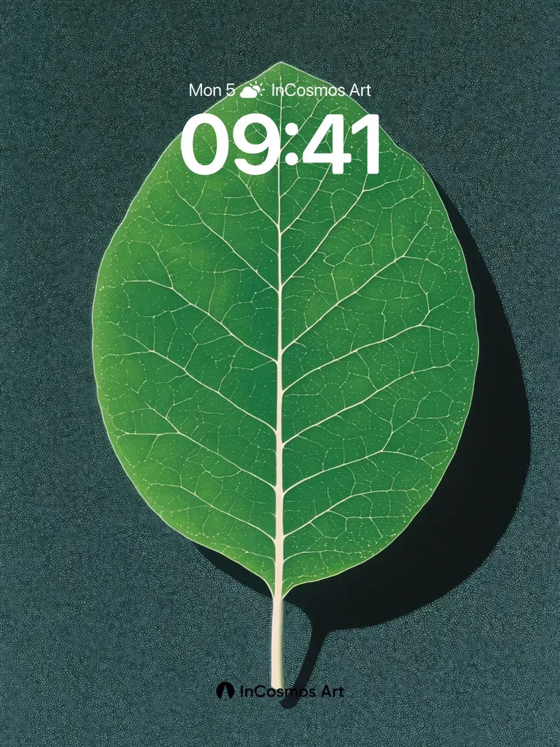 Serene Vein Wallpaper with Living Light