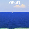 Serenity Sail Wallpaper with Coral Edge wallpaper for iPhone, iPad & Mac