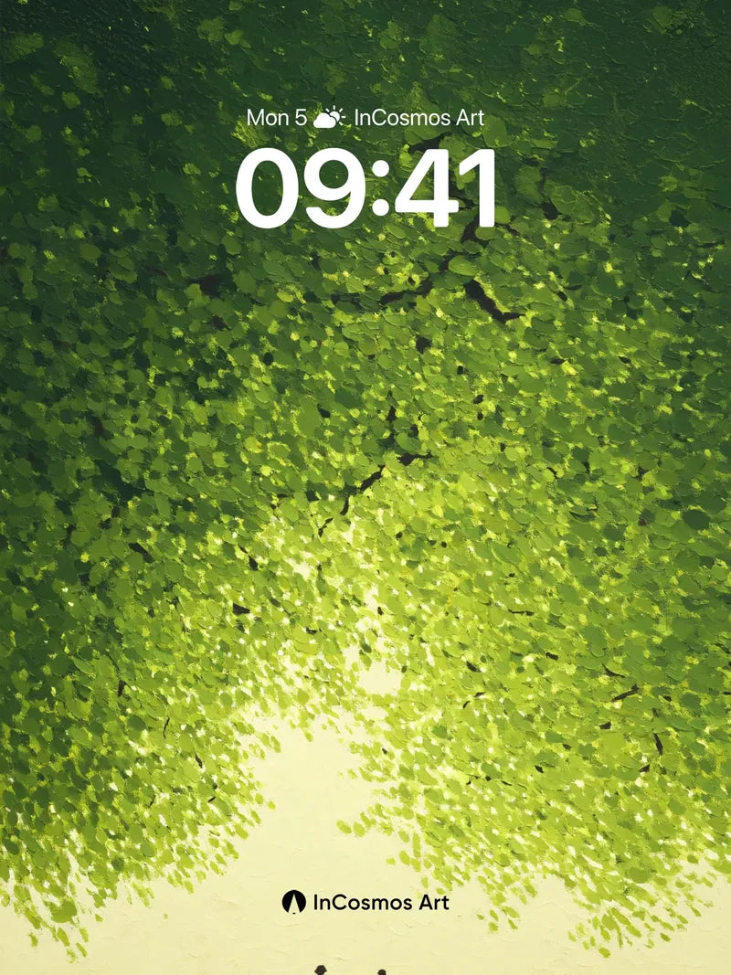 Serenity Canopy Wallpaper with Dappled Light