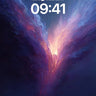 Cosmic Veil Wallpaper with Nebula Wings wallpaper for iPhone, iPad & Mac
