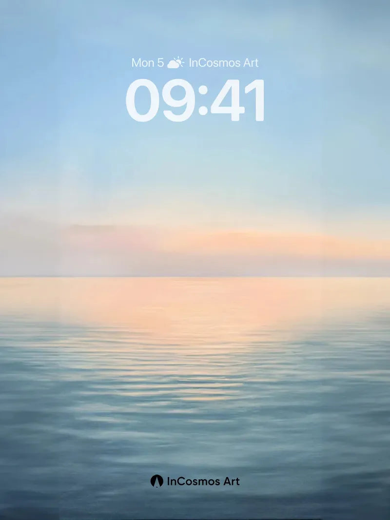 Serenity Horizon Wallpaper with Soft Light Breath