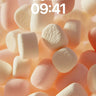 Soft Float Wallpaper with Marshmallow Clouds wallpaper for iPhone, iPad & Mac