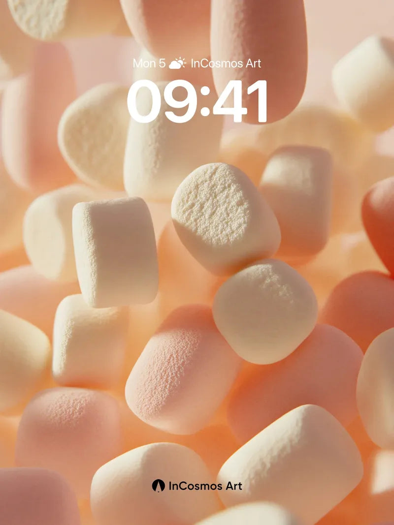 Soft Float Wallpaper with Marshmallow Clouds
