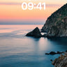 Serenity Stone Wallpaper with Sunset Hush wallpaper for iPhone, iPad & Mac