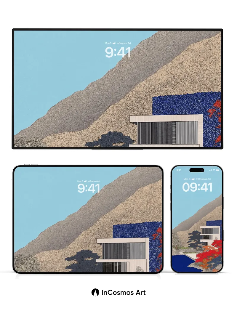 Serenity Ridge Wallpaper with Autumn Echoes