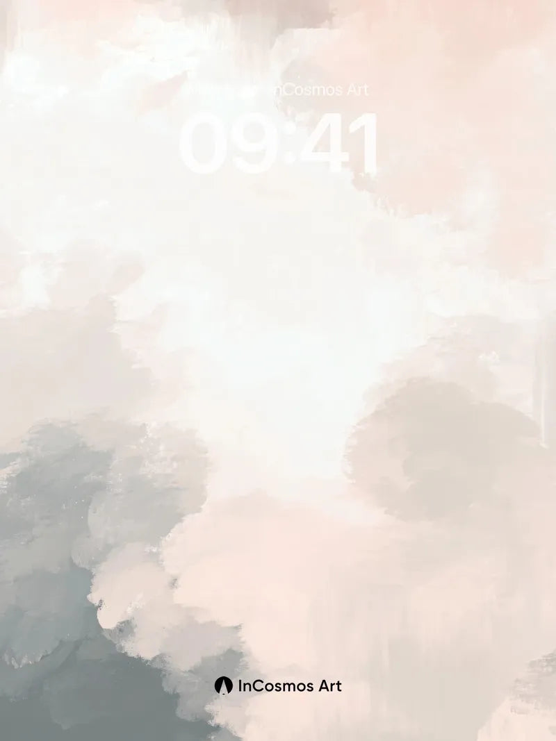 Serene Cloudscape Wallpaper with Soft Hues wallpaper for iPhone, iPad & Mac