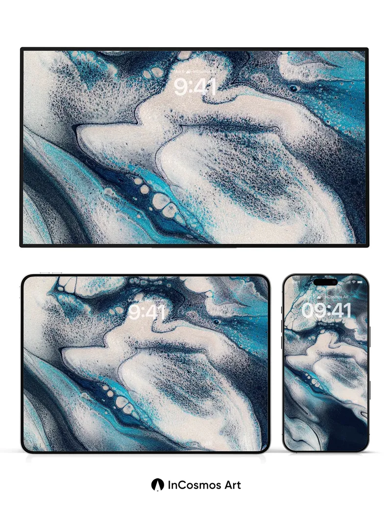 Cryo-Lunar Wallpaper with Breathless Depth