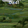 Whispering Fields Wallpaper with Van Gogh Swirls wallpaper for iPhone, iPad & Mac