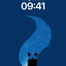 Stellar Tail Wallpaper with Cosmic Whisper wallpaper for iPhone, iPad & Mac