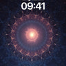 Cosmic Mandala Wallpaper with Starlit Veins wallpaper for iPhone, iPad & Mac