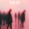 Hushed Silhouettes Wallpaper with Pink Fog wallpaper for iPhone, iPad & Mac