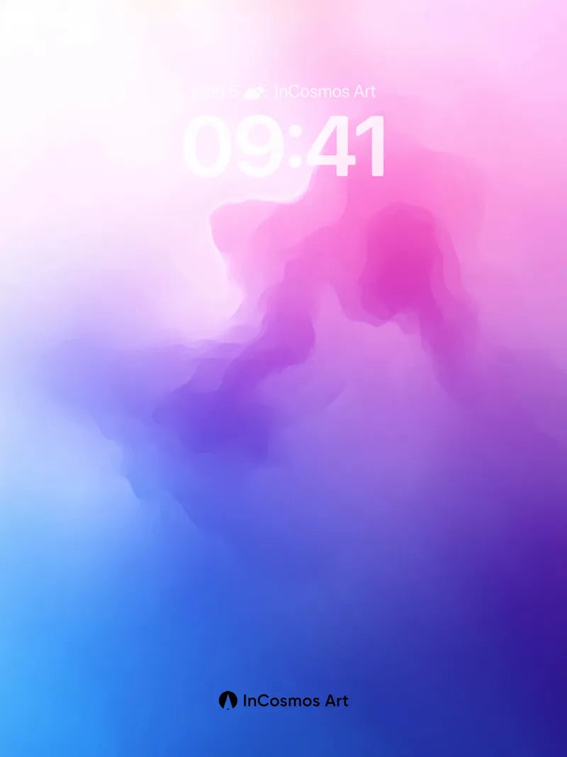 Luminous Mist Wallpaper with Ethereal Hues