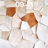 Earthy Mosaic Wallpaper with Rust-Colored Accents wallpaper for iPhone, iPad & Mac