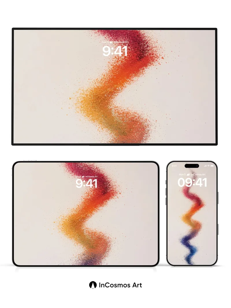 Serpentine Dust Wallpaper with Color Breath