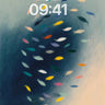 Abstract Fish Background wallpaper for iPhone, iPad and Mac