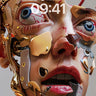 Fractured Gaze Wallpaper with Golden Veins wallpaper for iPhone, iPad & Mac