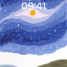 Night Eye Wallpaper with Starry Waves wallpaper for iPhone, iPad & Mac