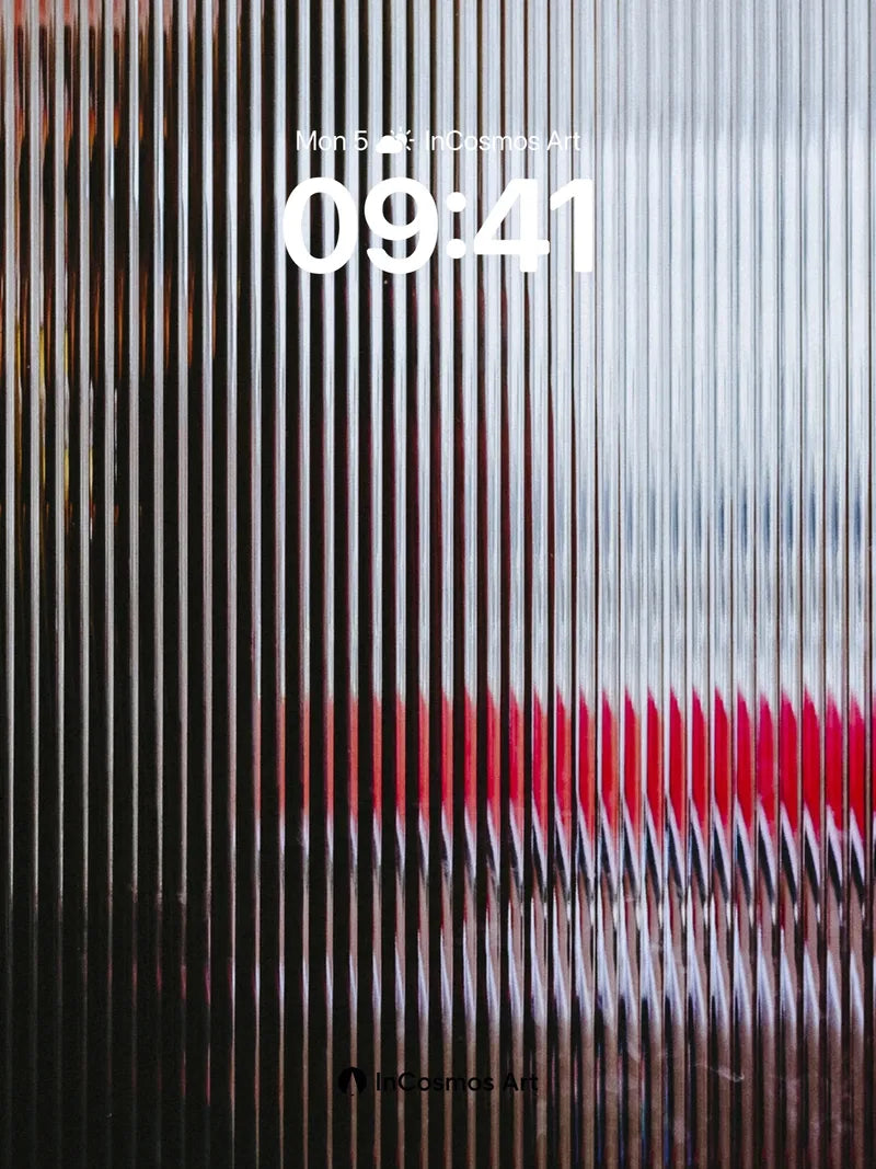 Fractal Veil Wallpaper with Vertical Pulse