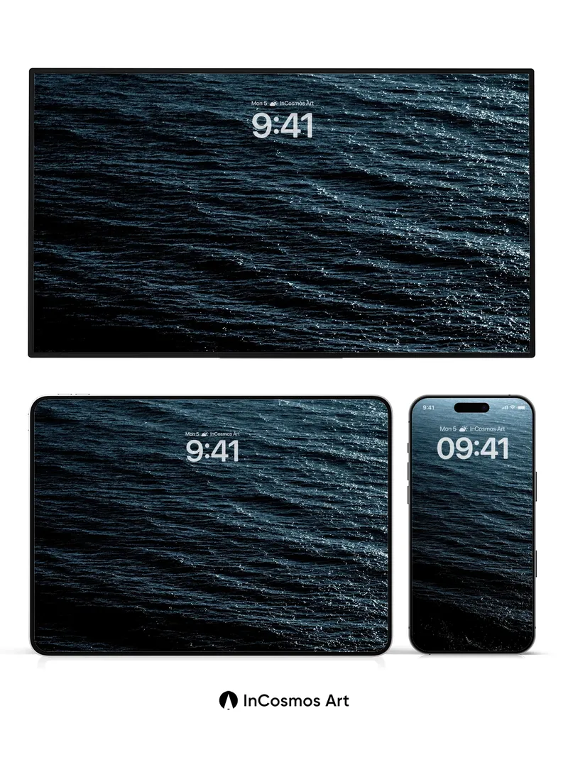 Midnight Tides Wallpaper with Whispering Currents