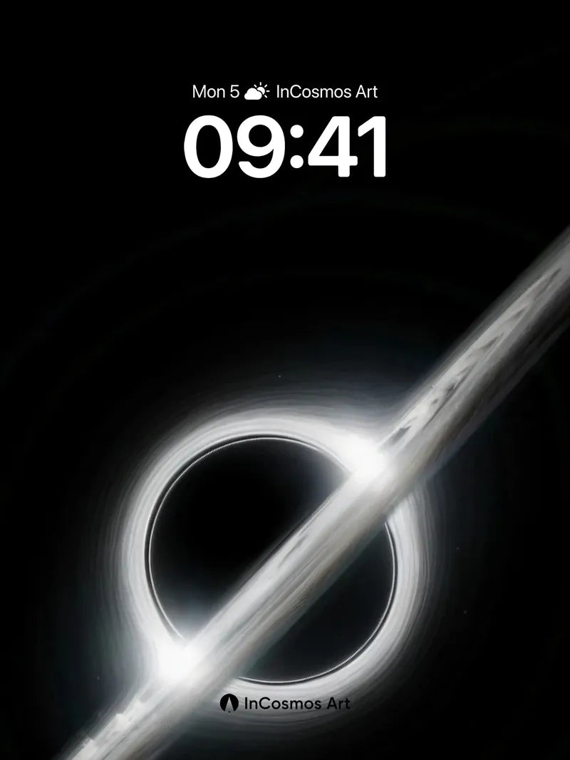 Silent Void Wallpaper with Light's Edge