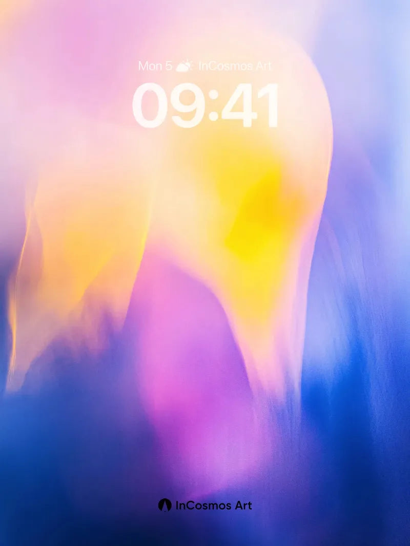 Luminous Veil Wallpaper with Ethereal Hues