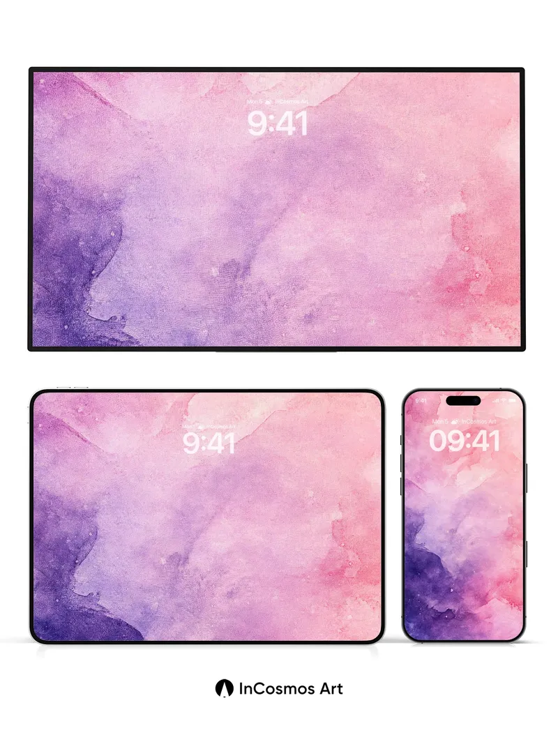 Luminous Veil Wallpaper with Ethereal Hues