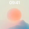 Serene Horizon Wallpaper with Soft Gradient Light wallpaper for iPhone, iPad & Mac