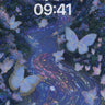 Luminous River Wallpaper with Fluttering Butterflies wallpaper for iPhone, iPad & Mac