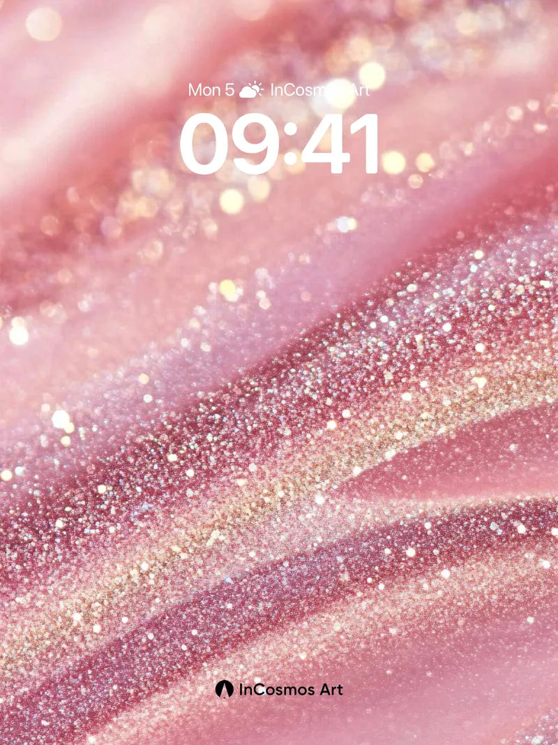 Luminous Drift Wallpaper with Starlight Veins