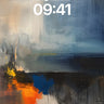 Stormlit Horizon Wallpaper with Ember Reflections wallpaper for iPhone, iPad & Mac