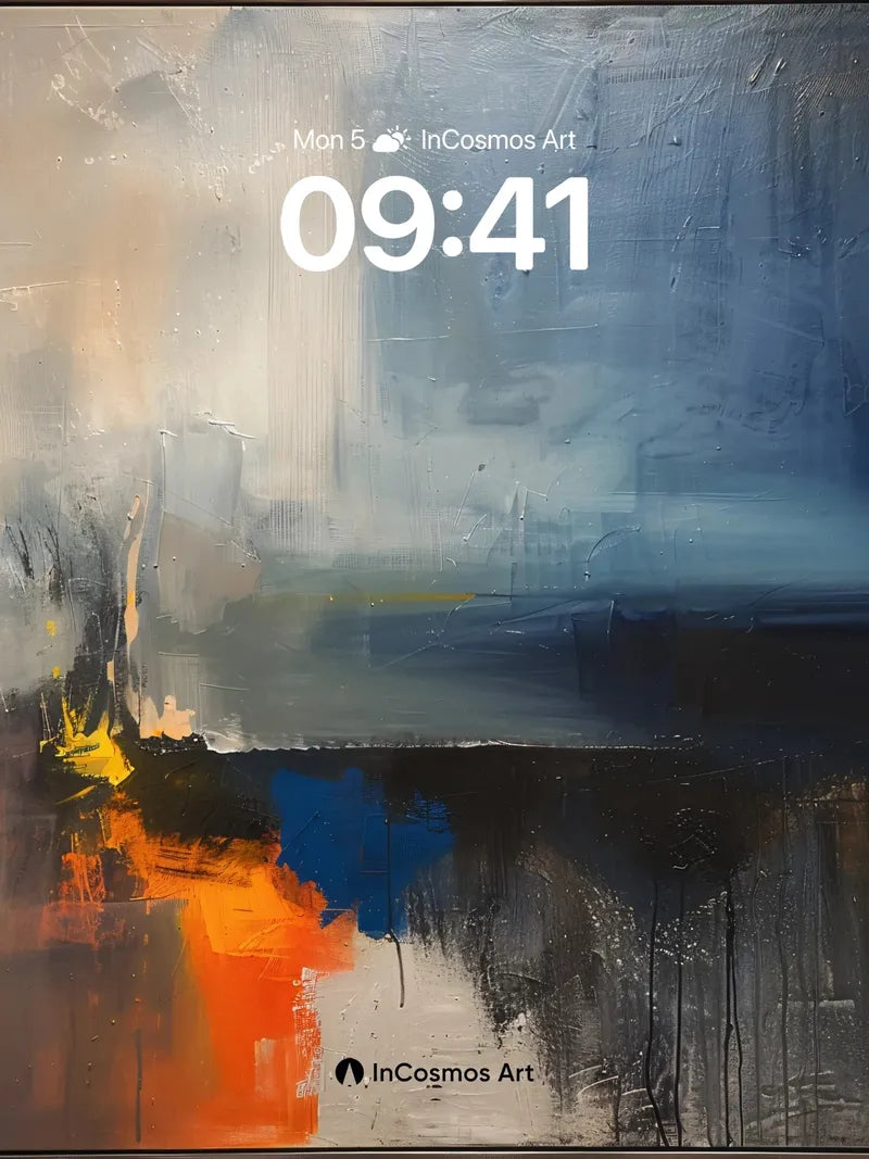 Stormlit Horizon Wallpaper with Ember Reflections