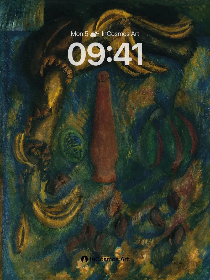 Twisted Fruit Wallpaper with Matisse's Brush wallpaper for iPhone, iPad & Mac