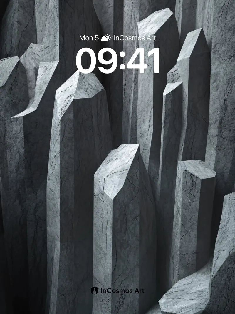 Shadowed Spire Wallpaper with Stone Whispers