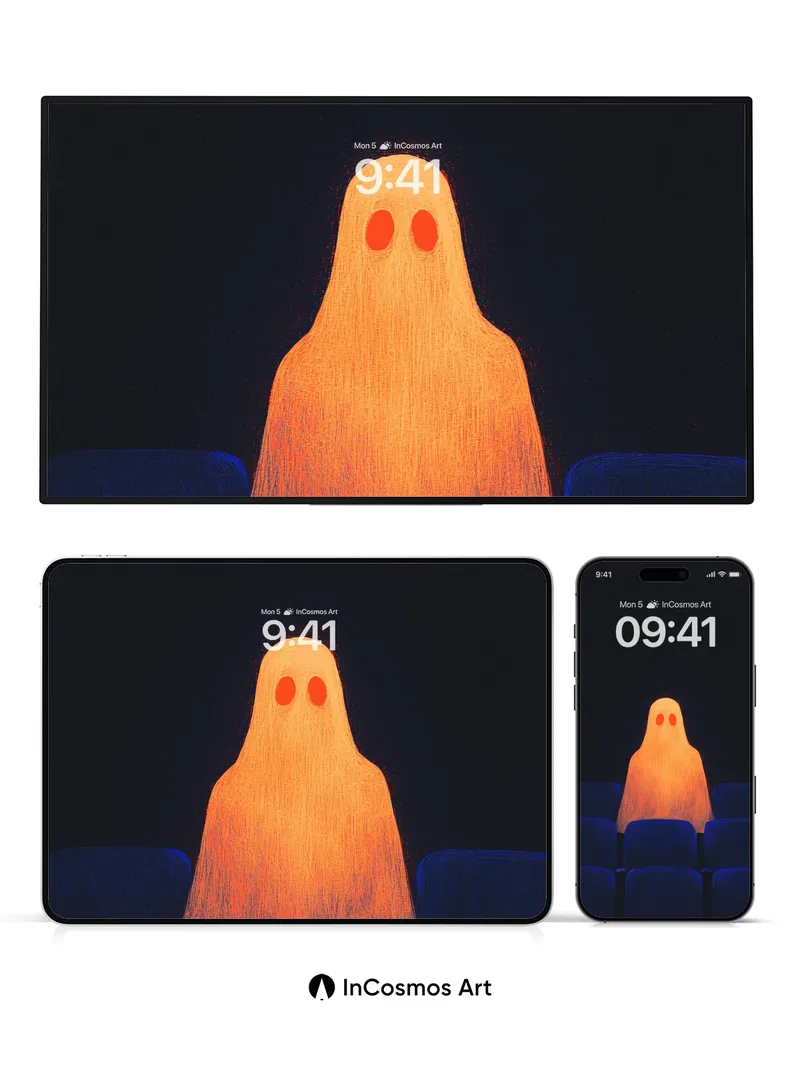 Glowing Specter Wallpaper with Cinematic Hush