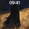 Nocturnal Cloak Wallpaper with Crescent Moon wallpaper for iPhone, iPad & Mac