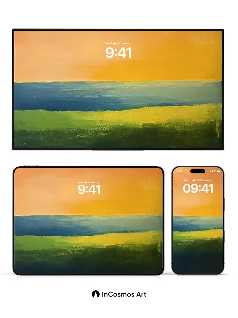 Golden Hush Wallpaper with Horizon Breath