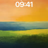 Golden Hush Wallpaper with Horizon Breath wallpaper for iPhone, iPad & Mac