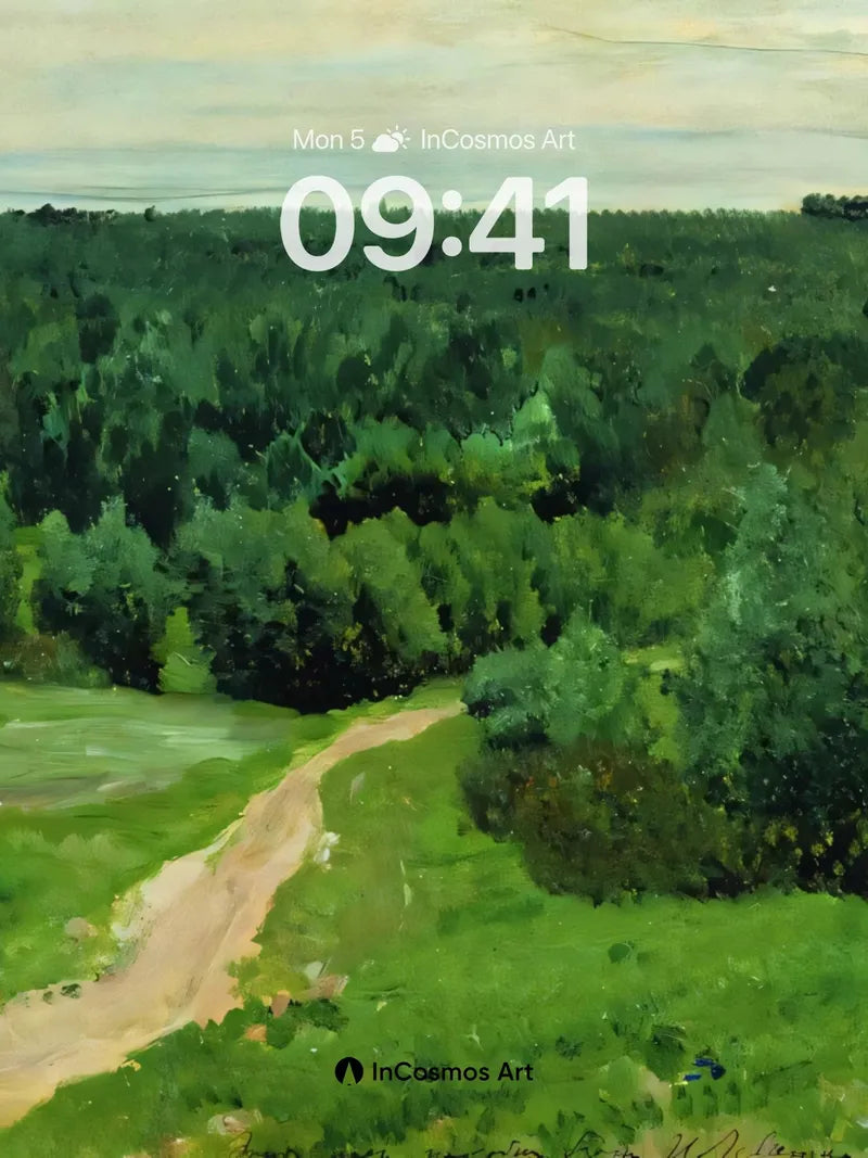 Whispering Path Wallpaper with Verdant Hush