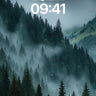 Whispering Pines Wallpaper with Ethereal Mist wallpaper for iPhone, iPad & Mac