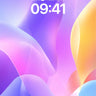 Luminous Flow Wallpaper with Ethereal Hues wallpaper for iPhone, iPad & Mac