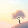 Serenity Ridge Wallpaper with Distant Light wallpaper for iPhone, iPad & Mac