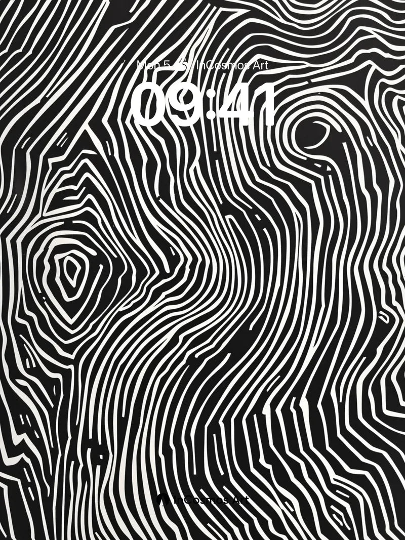 Whispering Contours Wallpaper with Hidden Depths