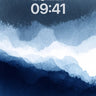 Misty Indigo Wallpaper with Cloud-Shadow Veil wallpaper for iPhone, iPad & Mac
