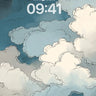 Serene Cloudscape Wallpaper wallpaper for iPhone, iPad & Mac